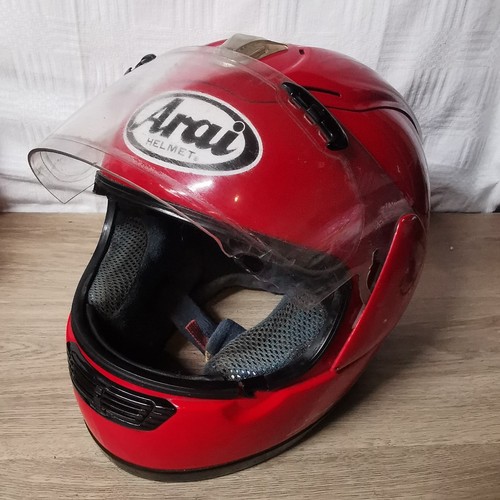 Casco moto rosso arai - rosso, rx-7rr